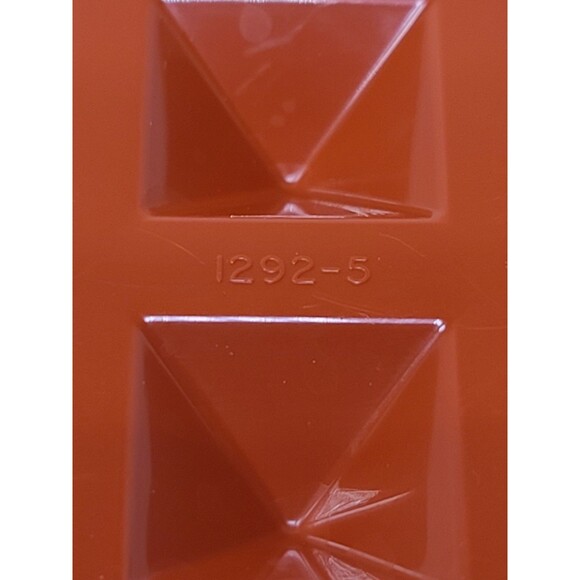 Vintage Tupperware #1292 Bacon Hot Dog Cold Cut Keeper Paprika With Lid - Picture 6 of 7